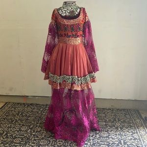 Afghan dress , prom dress , Pakistani, Indian , formal wear